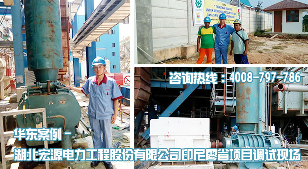 宏源電力印尼廖省項目HDGR450羅茨風(fēng)機(jī)安裝調(diào)試現(xiàn)場 宏源電力印尼廖省項目HDGR450羅茨風(fēng)機(jī)安裝調(diào)試現(xiàn)場